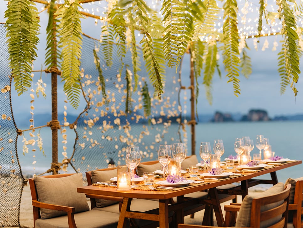 ANI Thailand - Dining - Beach Dinner