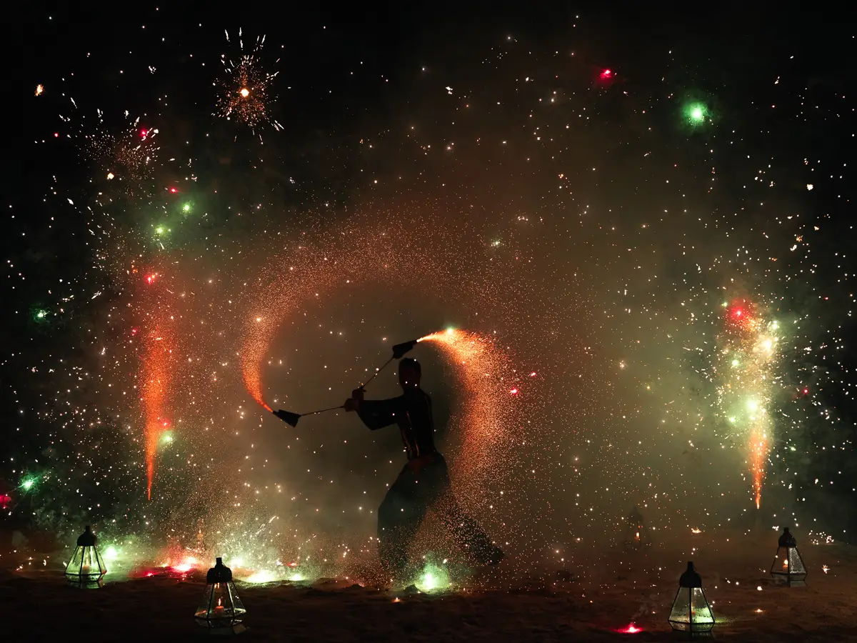 ANI Thailand - Festive & Winter Season - Fire Juggler