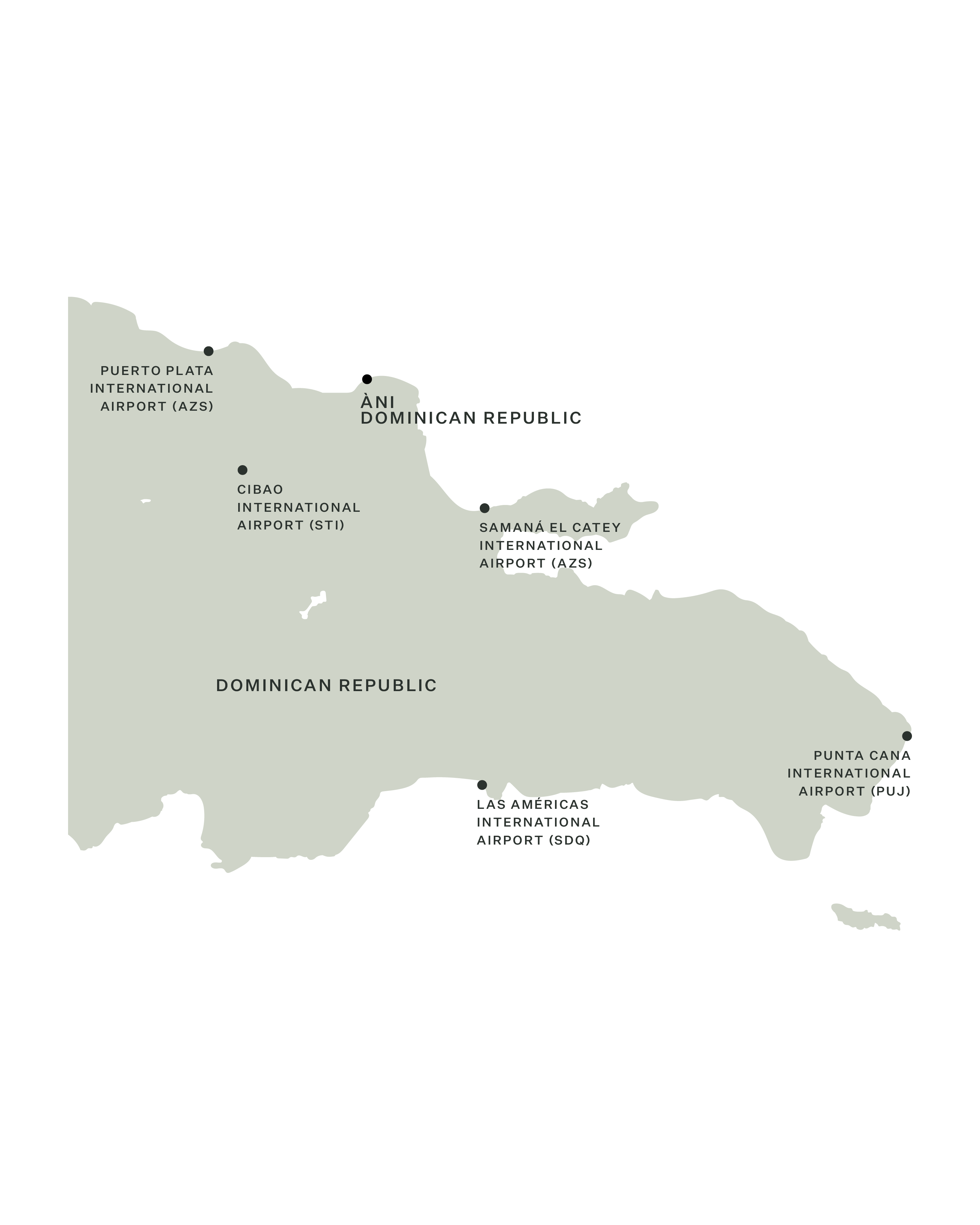 ÀNI Dominican Republic - Luxury Private Resort Location Map