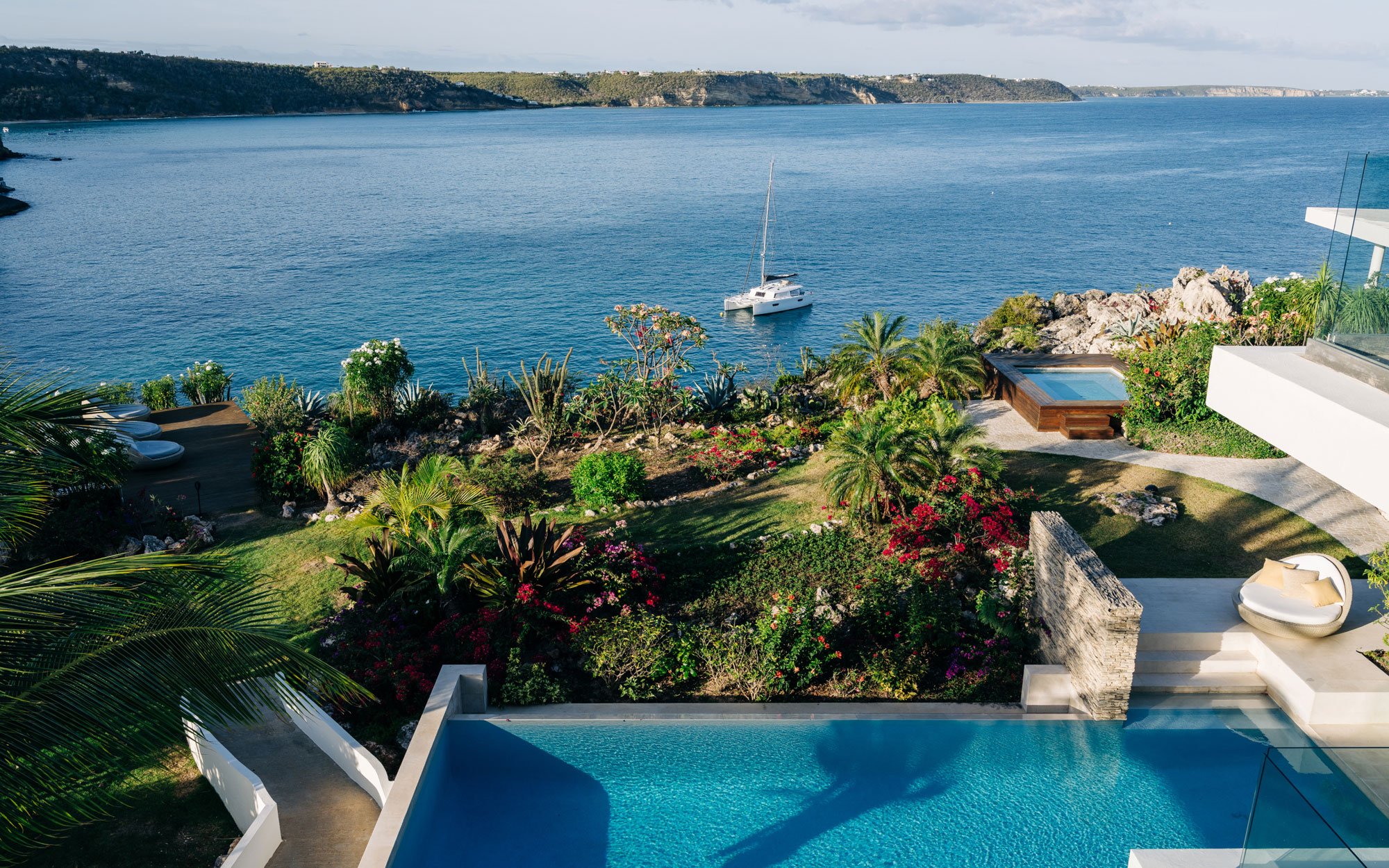 ANI Anguilla summer vacation rentals comprises of 2 villas with ocean view and private pools