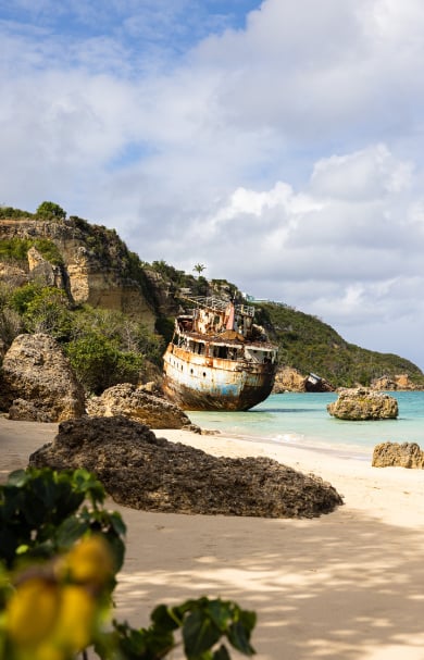 ANI Anguilla - Beaches - Sandy Ground Shipwreck 3-2
