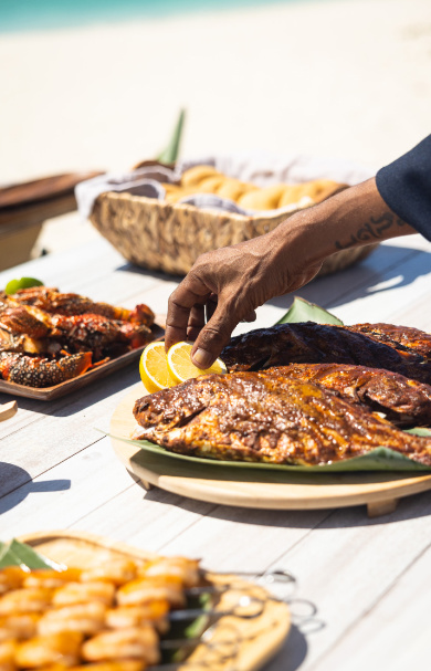 ANI Anguilla - Guest Privileges - Beach BBQ Lunch Chef's Table