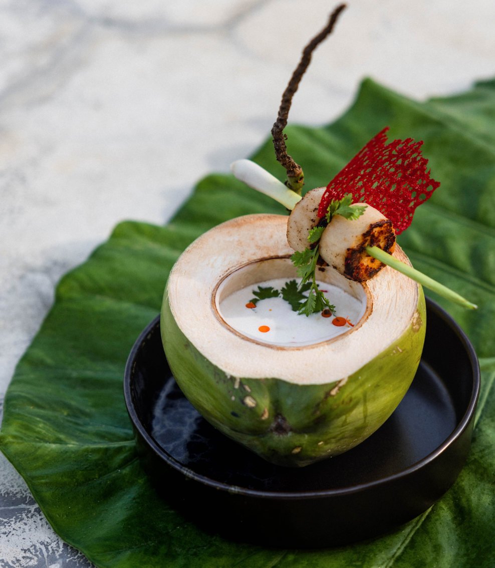 ANI Thailand - Luxury Dining Experience Fresh Coconut
