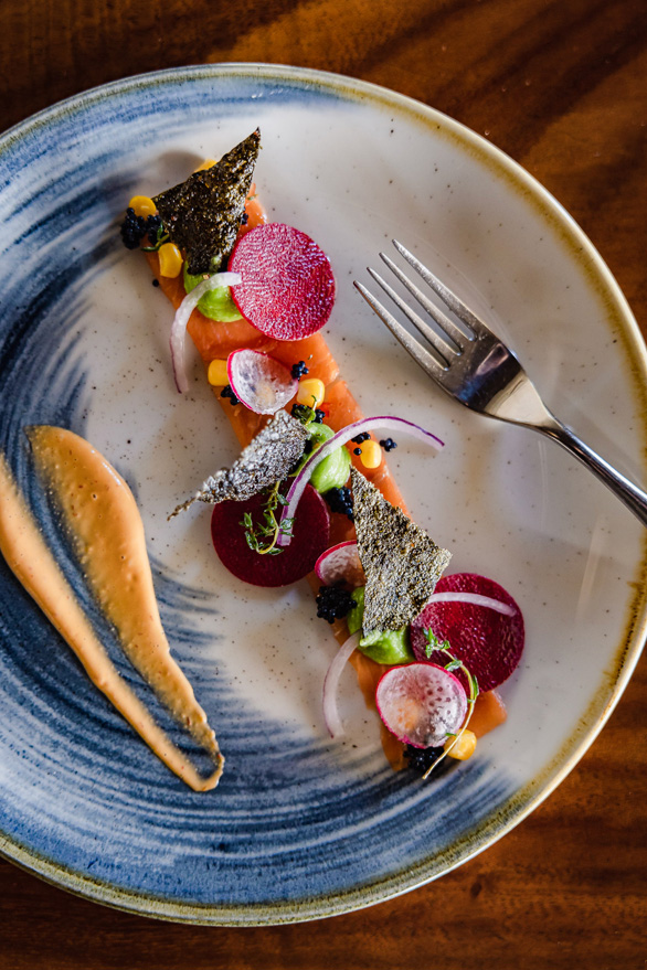ANI-Dominican-Republic-Dining-Cured-Salmon-with-beetroot-&-truffle