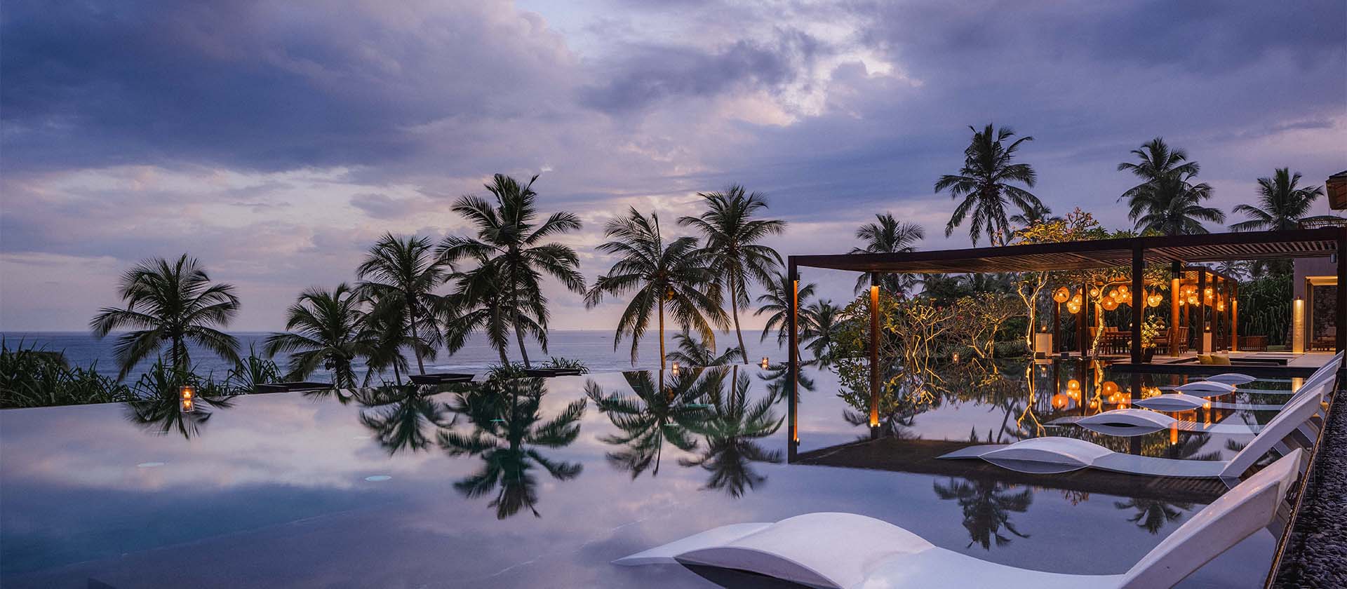 ANI Sri Lanka - Resort - Villa Monara Pool Dusk