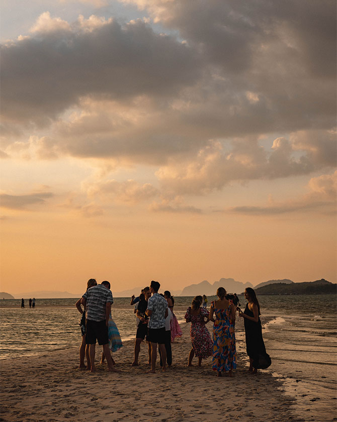 ANI Thailand - Guest Privileges - Sunset Cruise with guests on Lam Haad