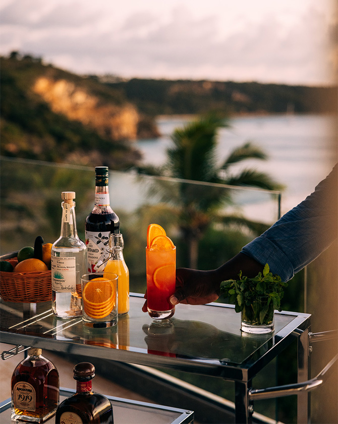 ANI Anguilla - Cocktails - Sunset Cocktail