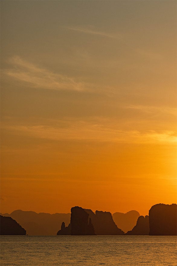 ANI Thailand - Resort - Sunrise over Phang Nga Bay