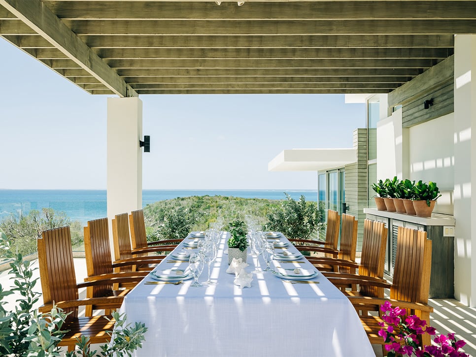 ANI Anguilla - Dining - Roof Terrace Lunch