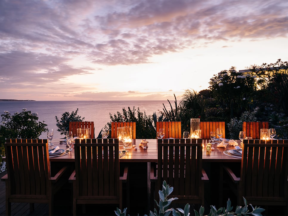 ANI Anguilla - Dining - Sunset Dinner