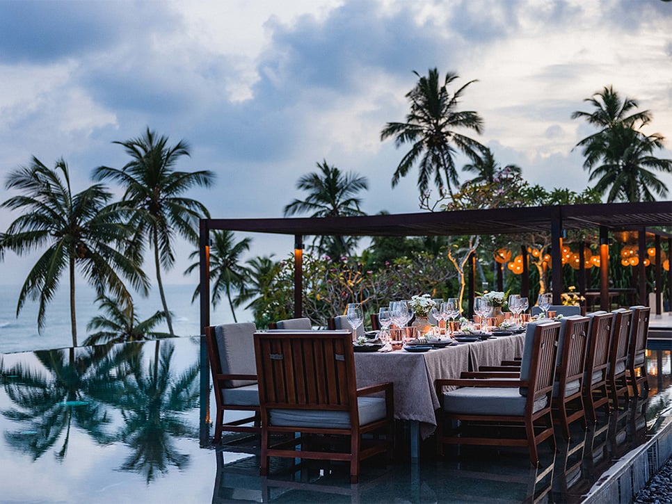 ANI Sri Lanka - Dining - Barefoot Pool Dinner