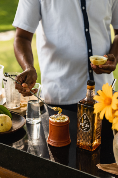ANI Sri Lanka - Cocktails - ÀNI Ceylon. - Passion Fruit, Lime & King Coconut water with Ceylon Arrack