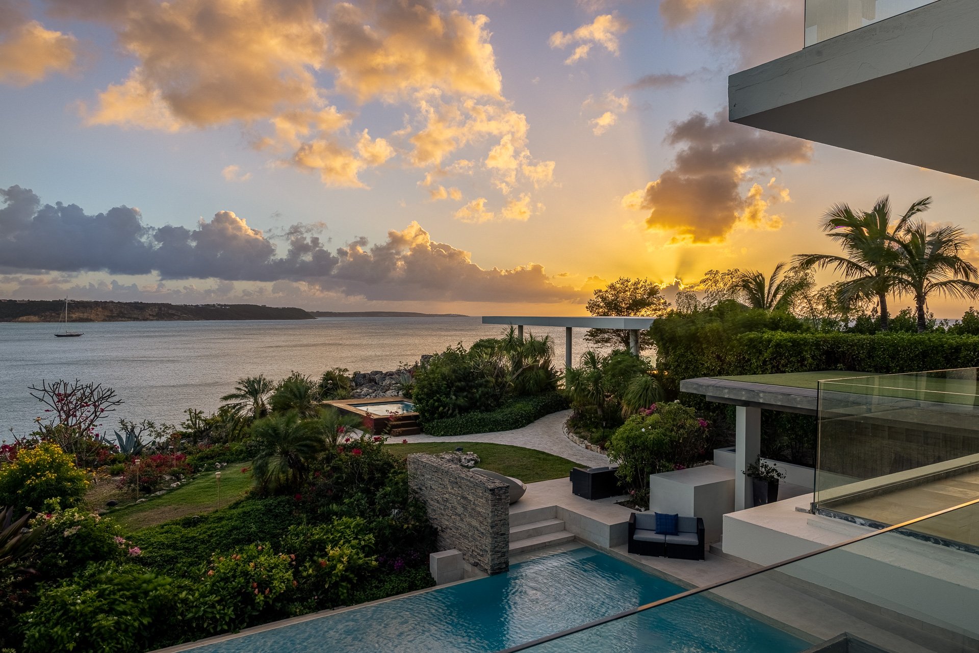 ANI Anguilla - Resort - View from South Villa Sunset 2