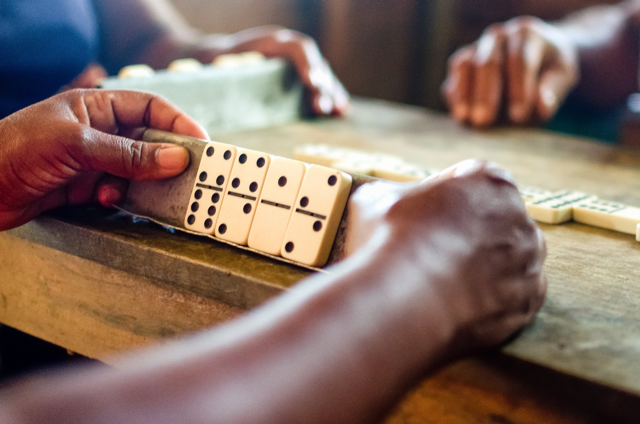 ANI Anguilla - Playing Dominoes with locals