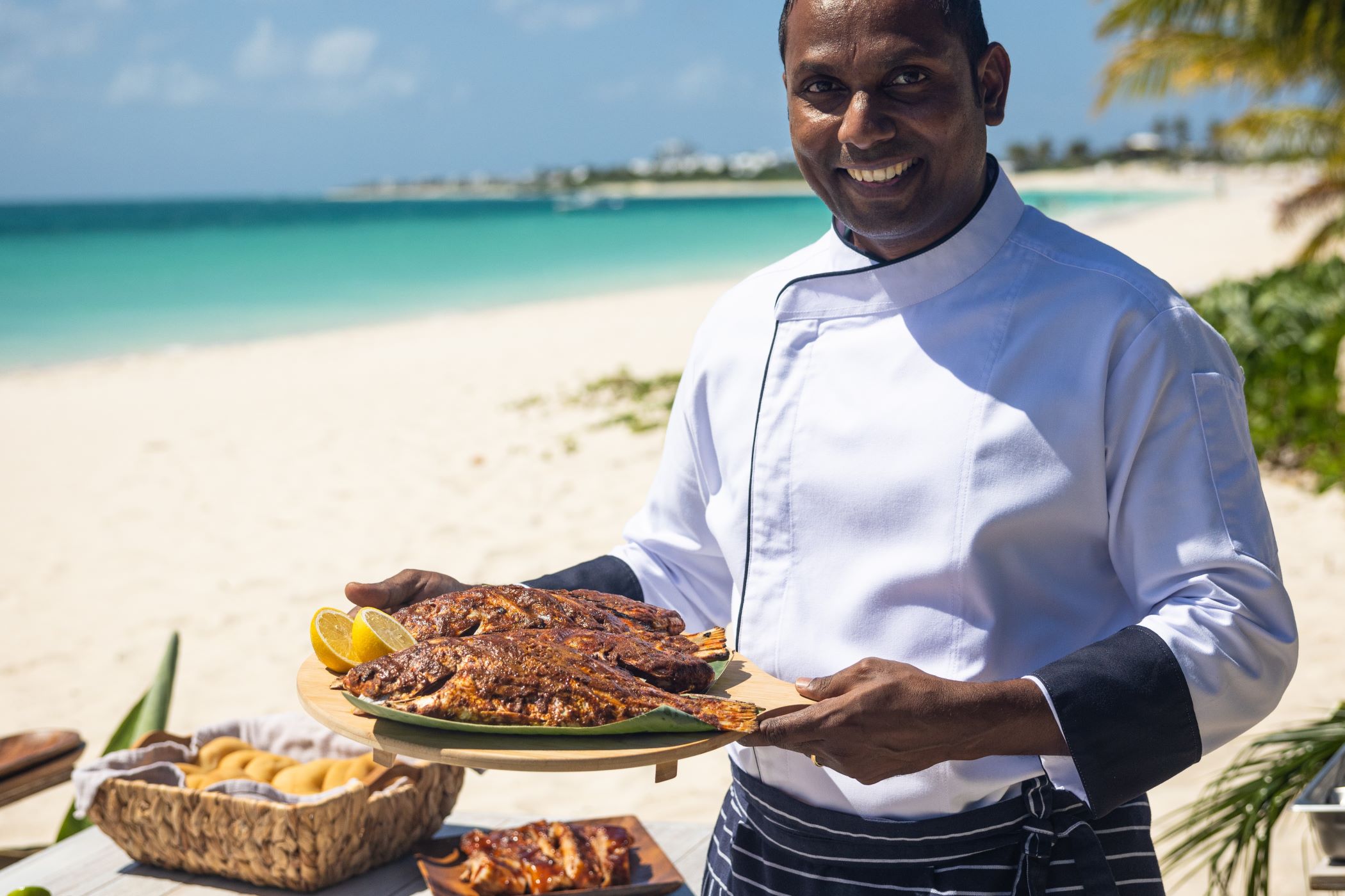 ANI Anguilla - Guest Privileges - Beach BBQ Lunch Chef's Table - Chef Kumar - 3-2