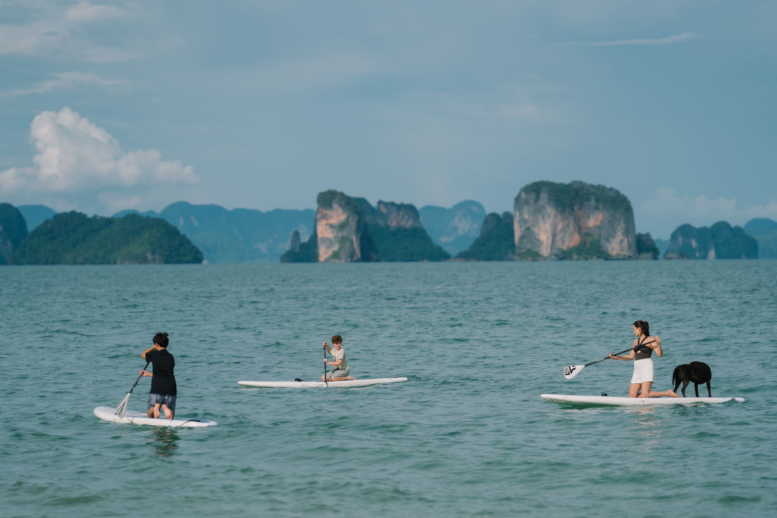 ANI Private Resorts - Pet Inclusions - Paddleboarding And Family Activities With Pets