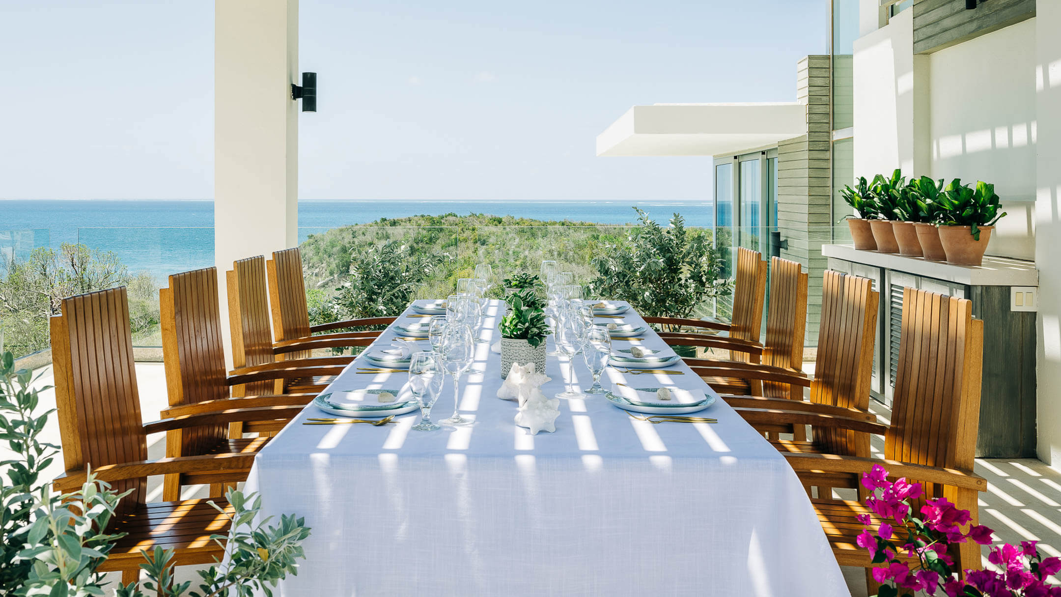 ÀNI Anguilla - Dining - Roof Terrace Lunch