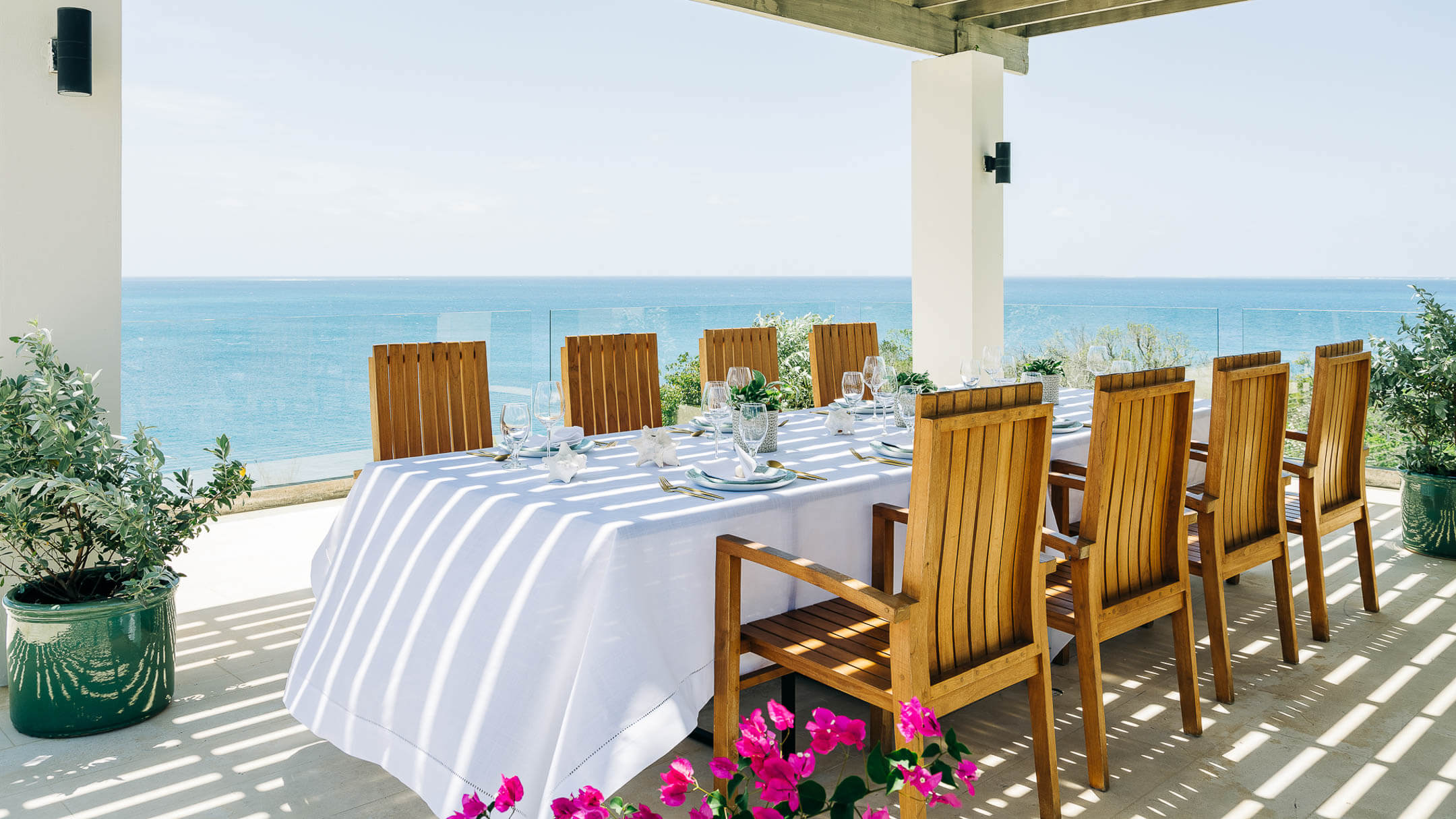 ÀNI Anguilla - Dining - Roof Terrace Lunch