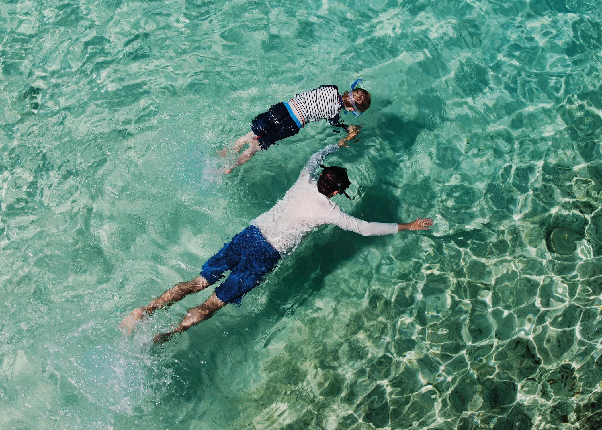 Aerial view of beautiful green lagoon and white sand beach near Koh Hong island Andaman sea at Krabi province, Thailand.