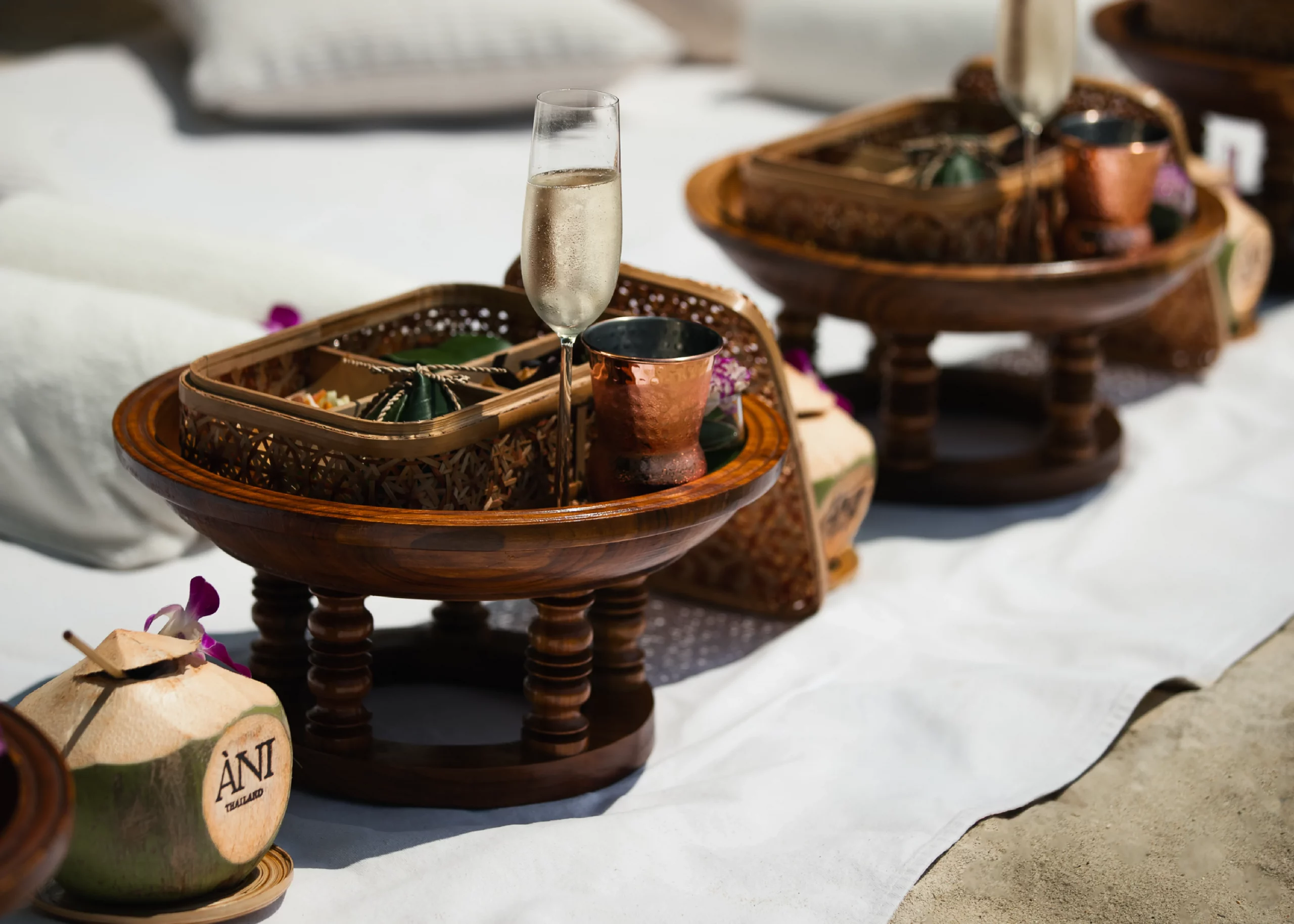 Gourmet picnic lunch on a private beach Thailand by ANI