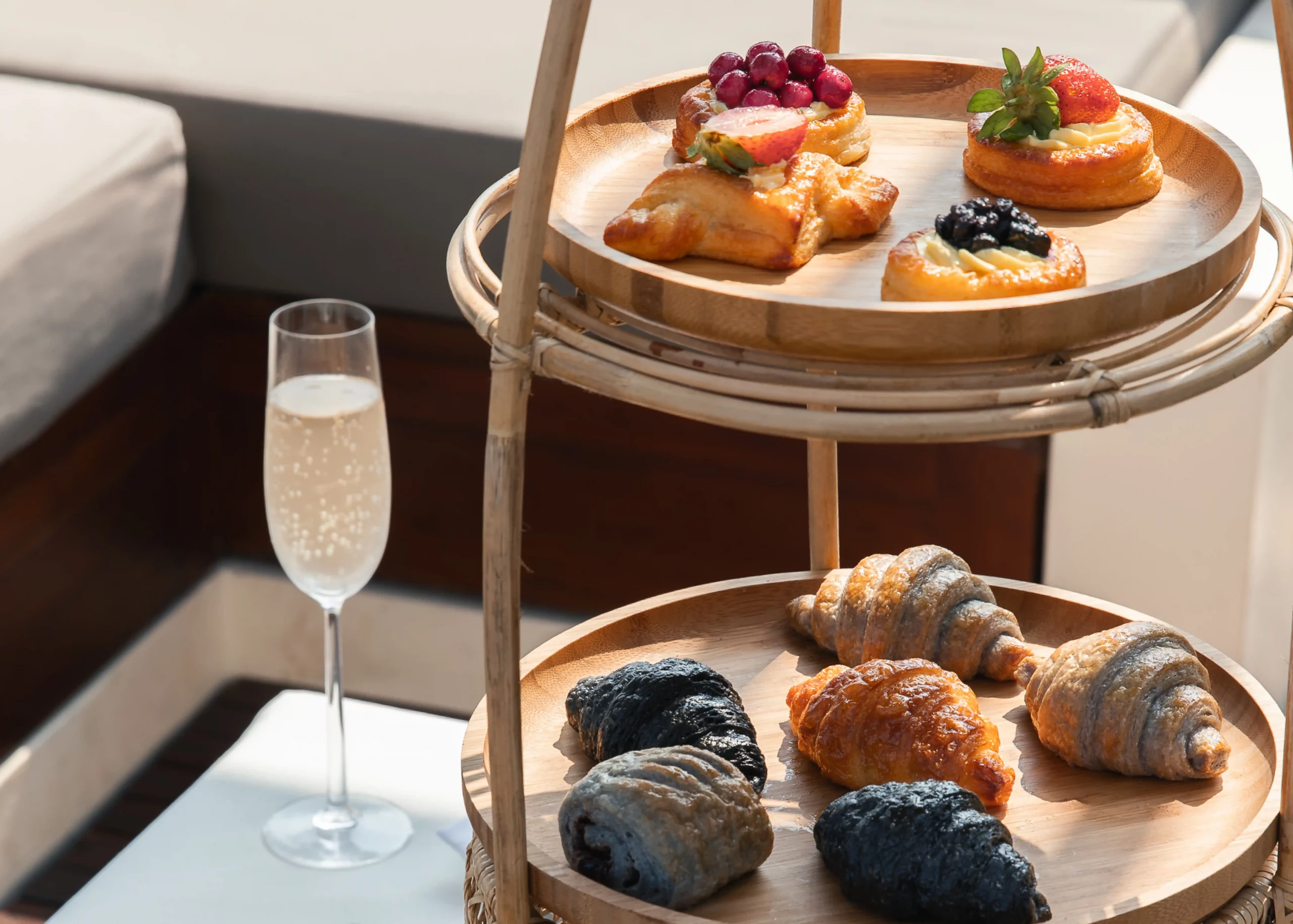 Cruise the coastline in a private catamaran on a blue whale- and dolphin sighting expedition at Sri Lanka