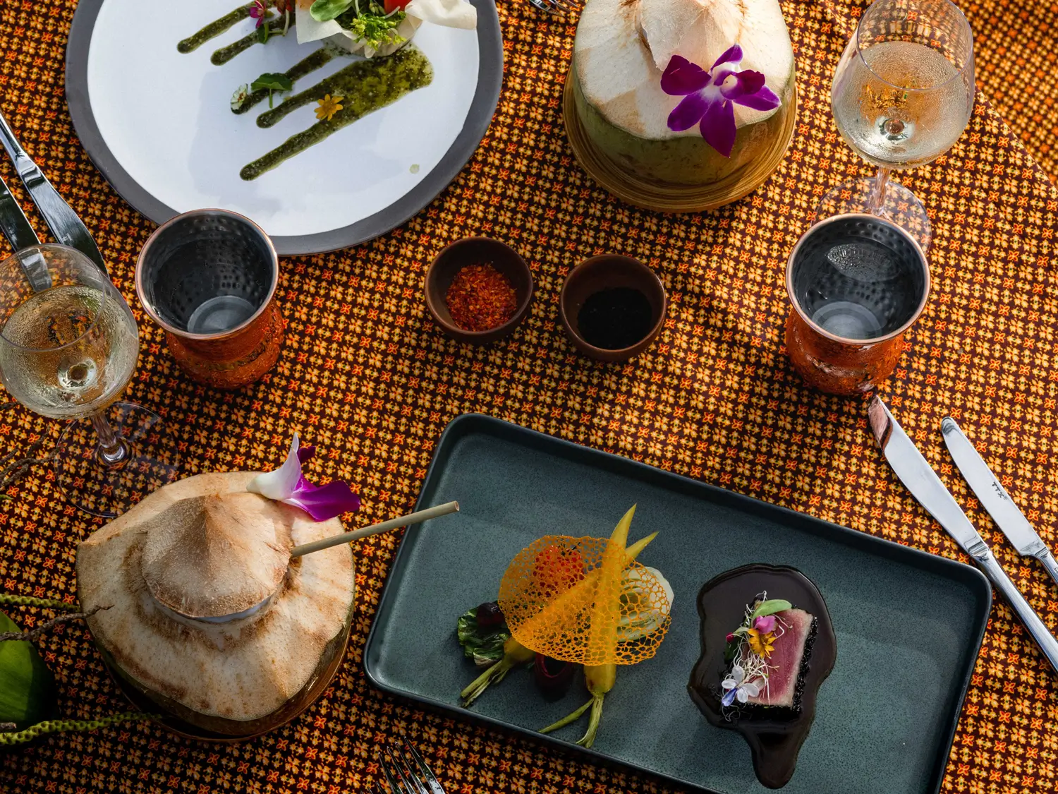 ANI Thailand - Dining - Dishes - Beef with Black ink pasta