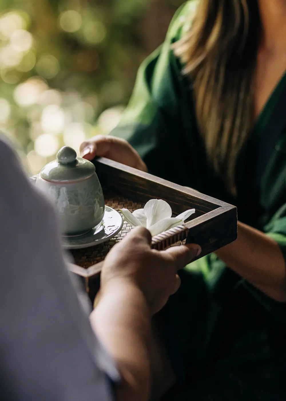 Snorkeling in Caribbean from shore
